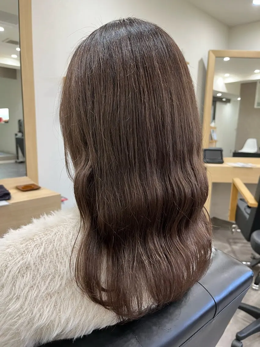 セミロング カラー カット ヘアカラー トリートメント (kakko) ayumiのヘアスタイル