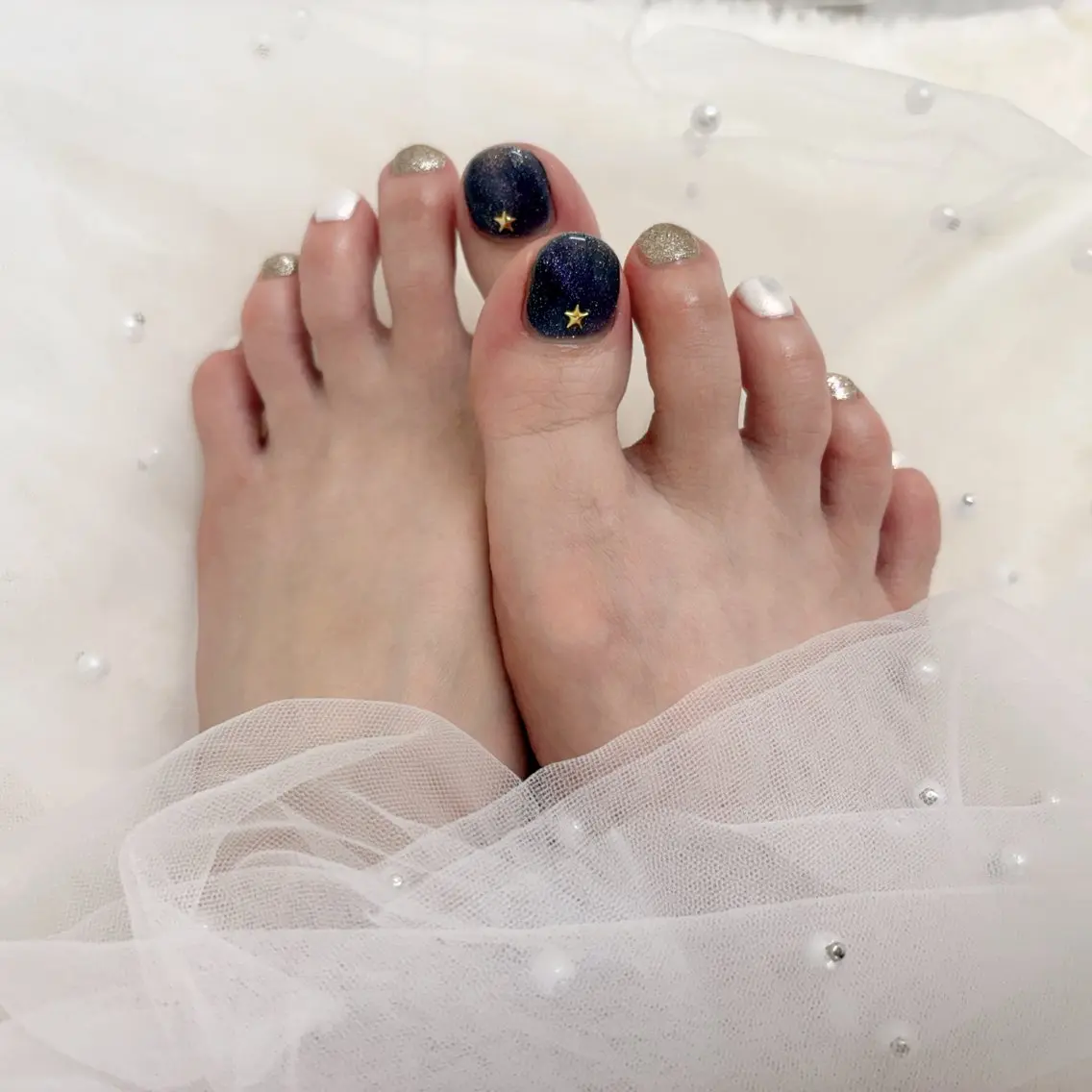 ネイル ワンカラーネイル フットネイル Salon de Shirley💅のネイルデザイン