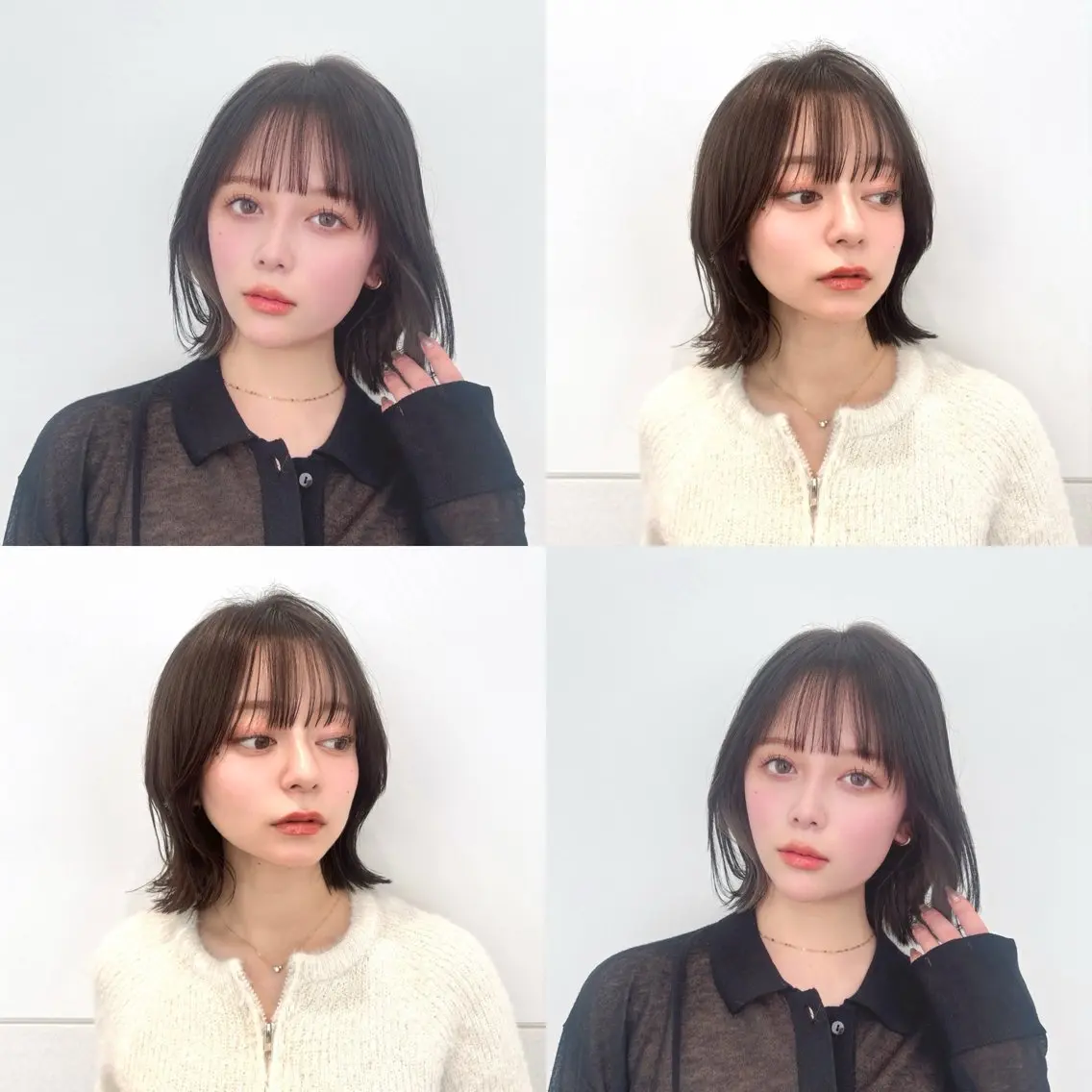 ミディアム カラー カット ヘアカラー トリートメント 透明感カラー/ヘッド スパ/喜多将平🍀のヘアスタイル