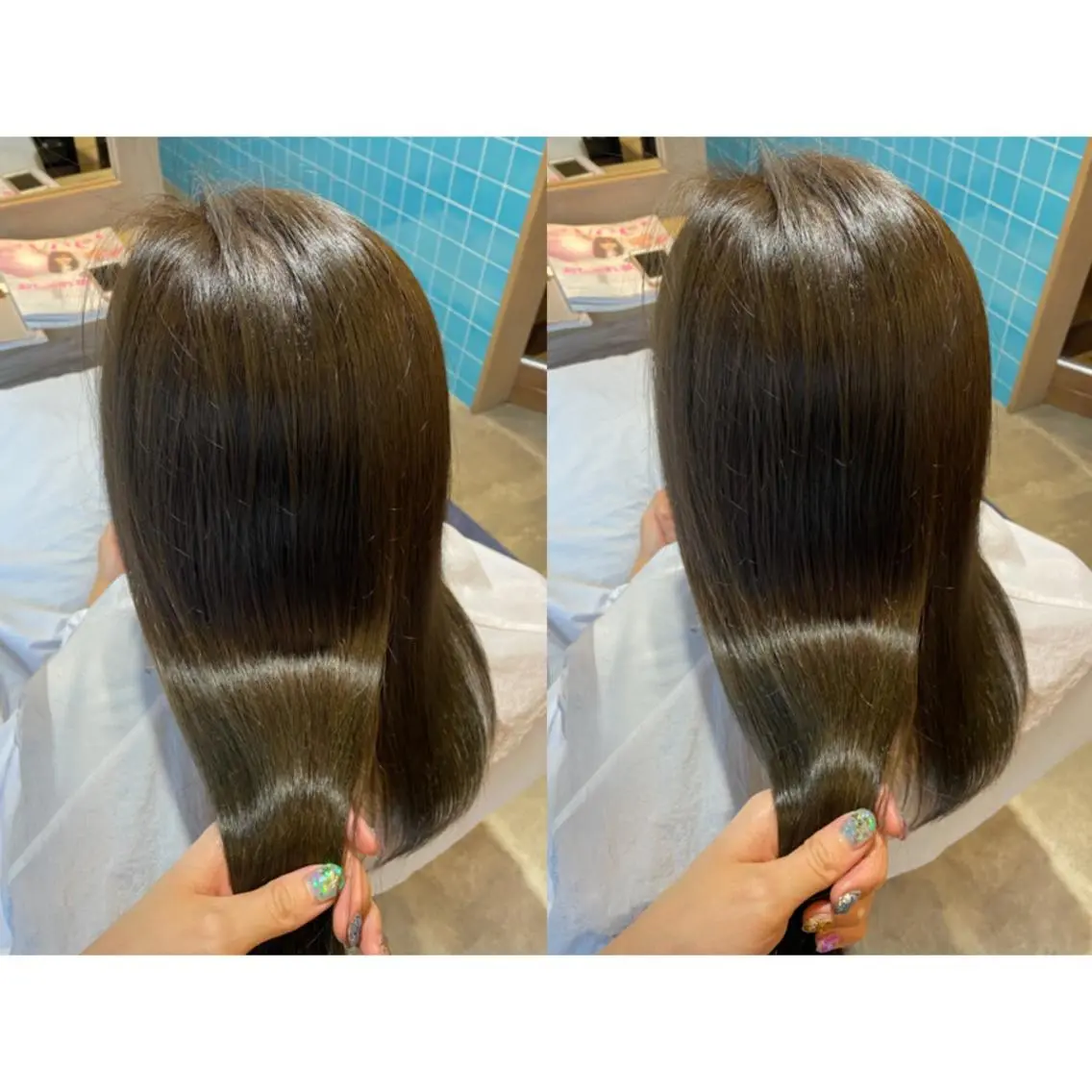 カラー ブラウンカラー オリーブブラウン 🩵盛れる顔周りヘア EMI🩵のヘアスタイル