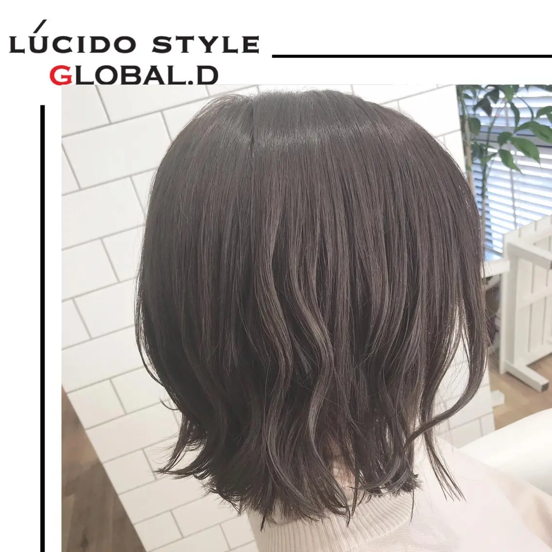 ミディアム カラー 🥛洒落髪小顔cut なら龍崎🥛のヘアスタイル