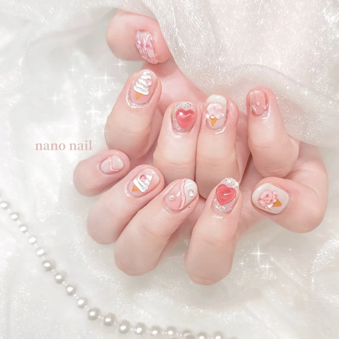 ネイル nano nail☁ 丸の内💫のネイルデザイン