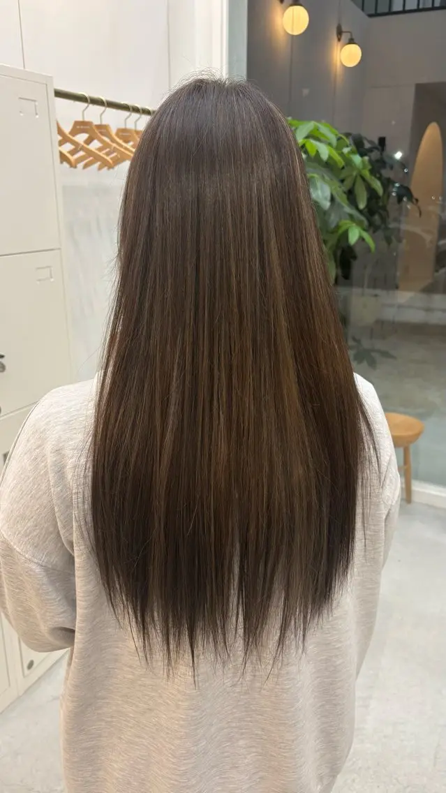 カラー ベージュカラー ヘアカラー 齋藤 そらのヘアスタイル