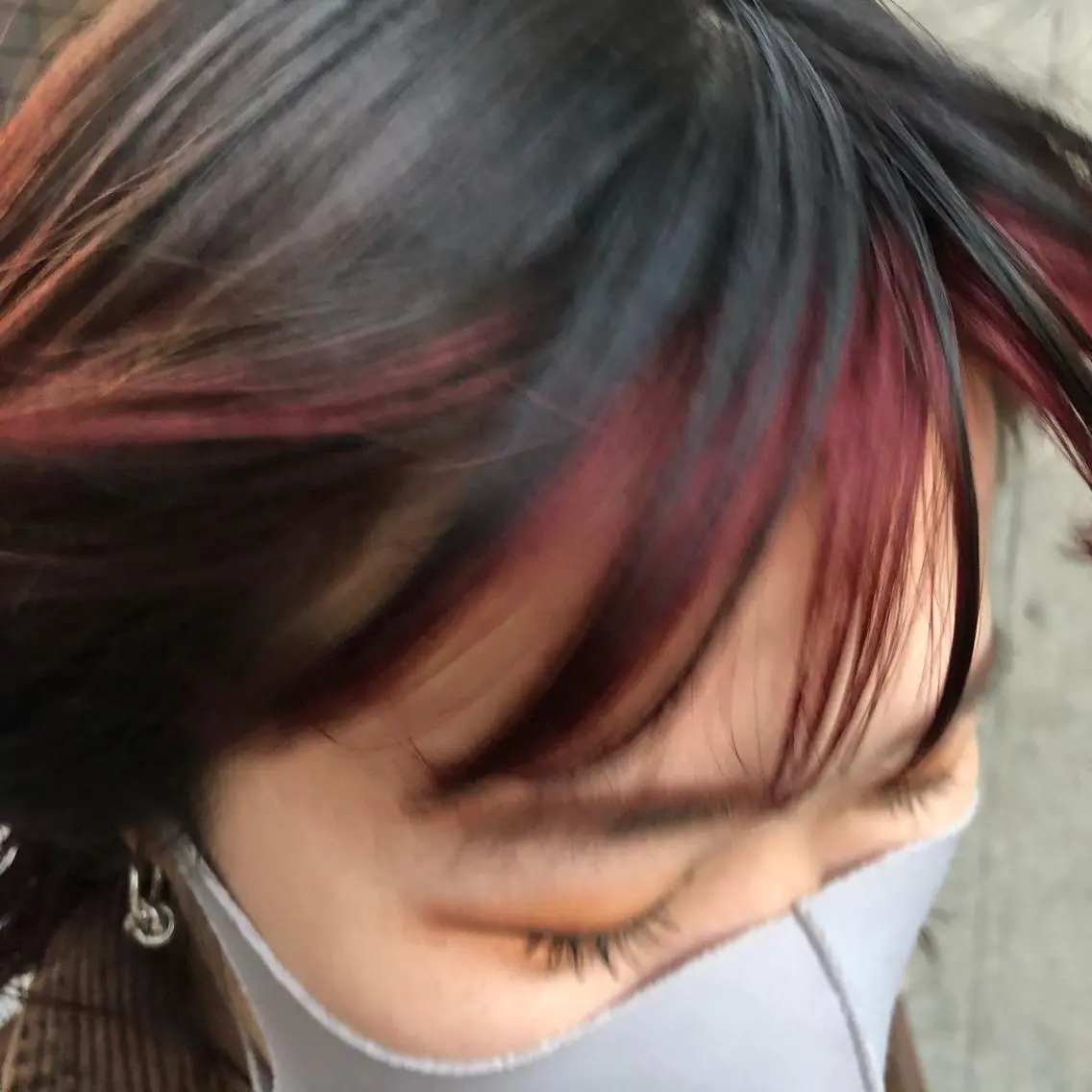 セミロング やまさきえりこ ニュアンスパーマのヘアスタイル