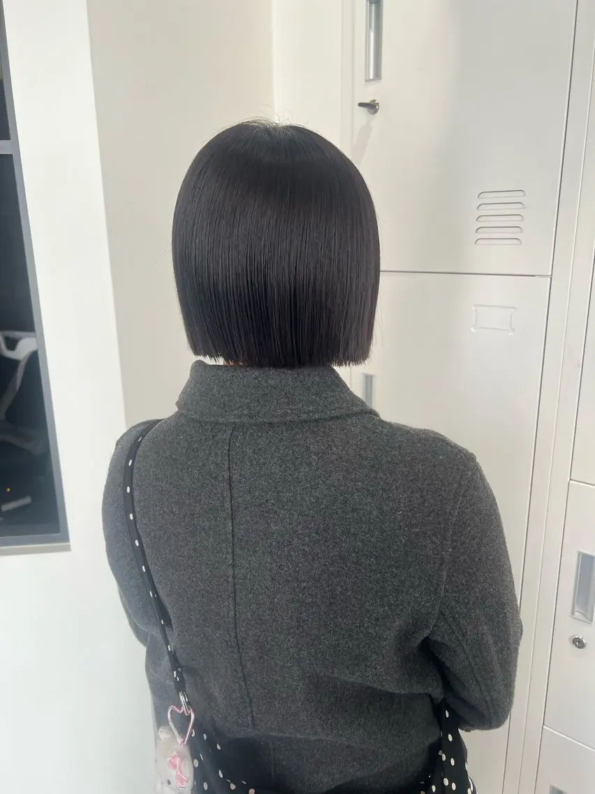ショート カット トリートメント 黒阪 なみのヘアスタイル
