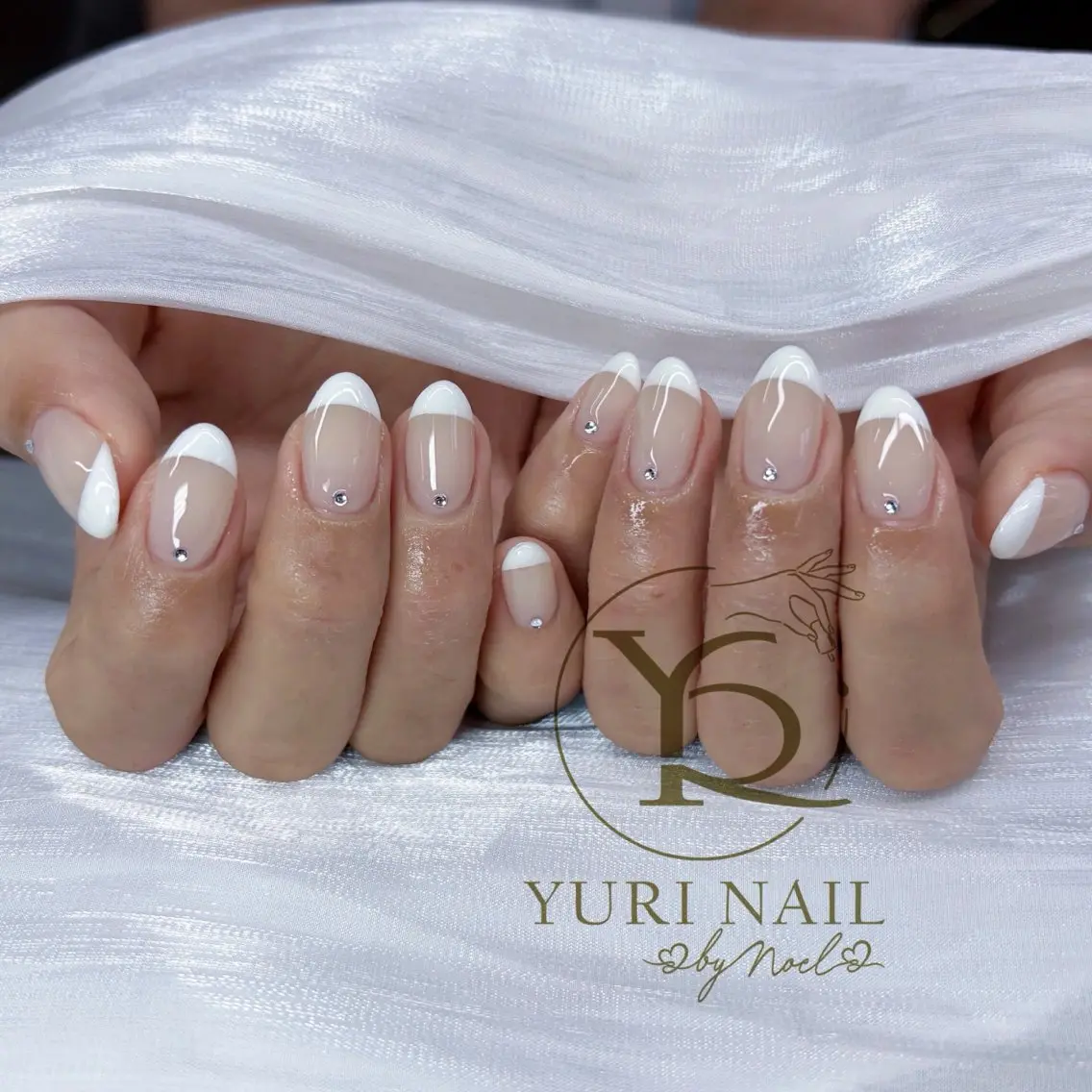 ネイル チークネイル フットネイル フレンチネイル グラデーション キラキラネイル ハンドネイル フットネイル ハンドケア YURI Nail Funabashiのネイルデザイン