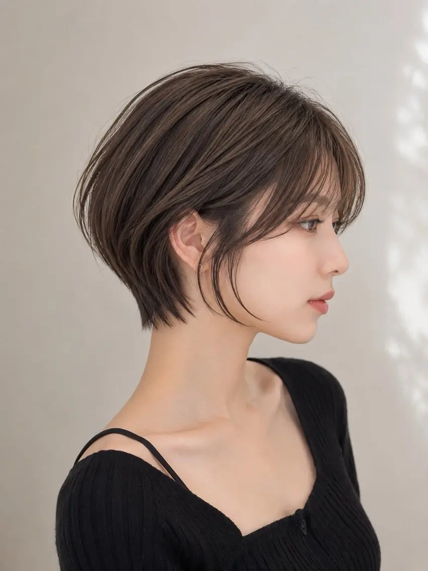 ショート 銀座/レイヤー Hazuki🪽のヘアスタイル