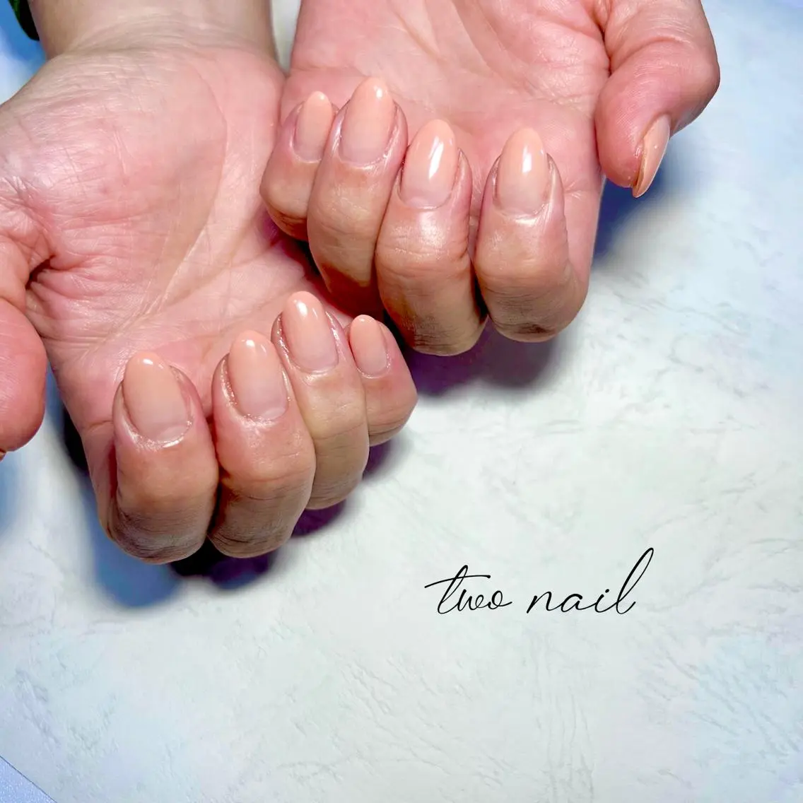 ネイル アートネイル フットネイル ハート ニュアンスネイル ホワイト ハンドネイル two nailのネイルデザイン