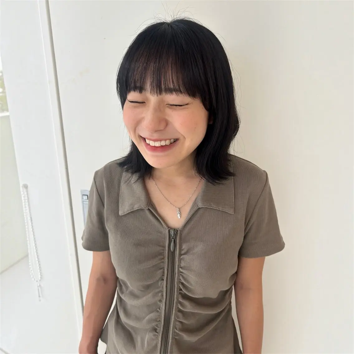 ミディアム カット ヘアカラー トリートメント ツヤ髪/ボブ/アレ ンジ🌿yuiのヘアスタイル