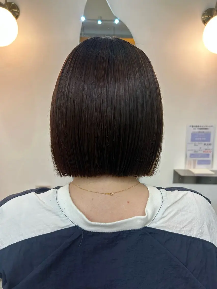 ショート 縮毛矯正 ヘッドスパ 田村 雪華のヘアスタイル