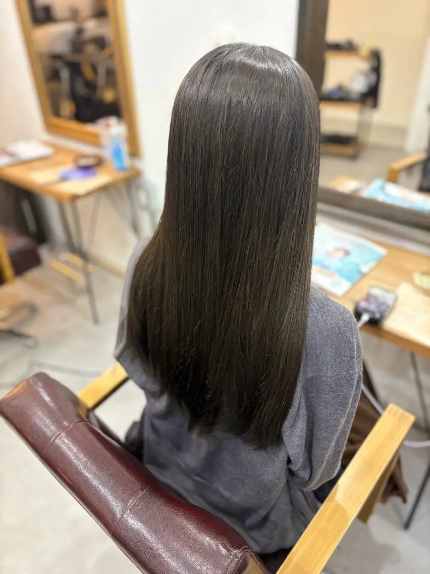 ロング ヘアカラー トリートメント 表参道/南青山/ 蝦名まひるのヘアスタイル