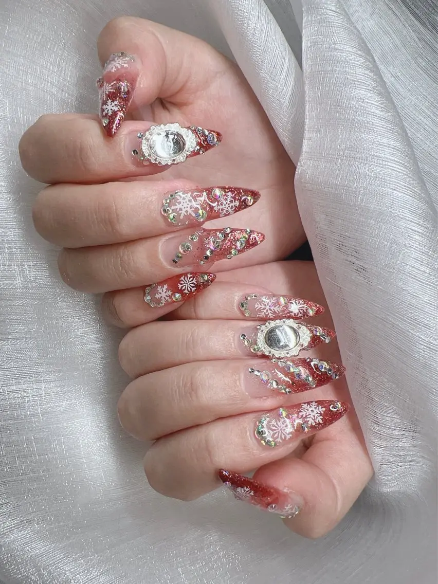ネイル ハンドネイル Lee Nails チップ長さだし専門店のネイルデザイン