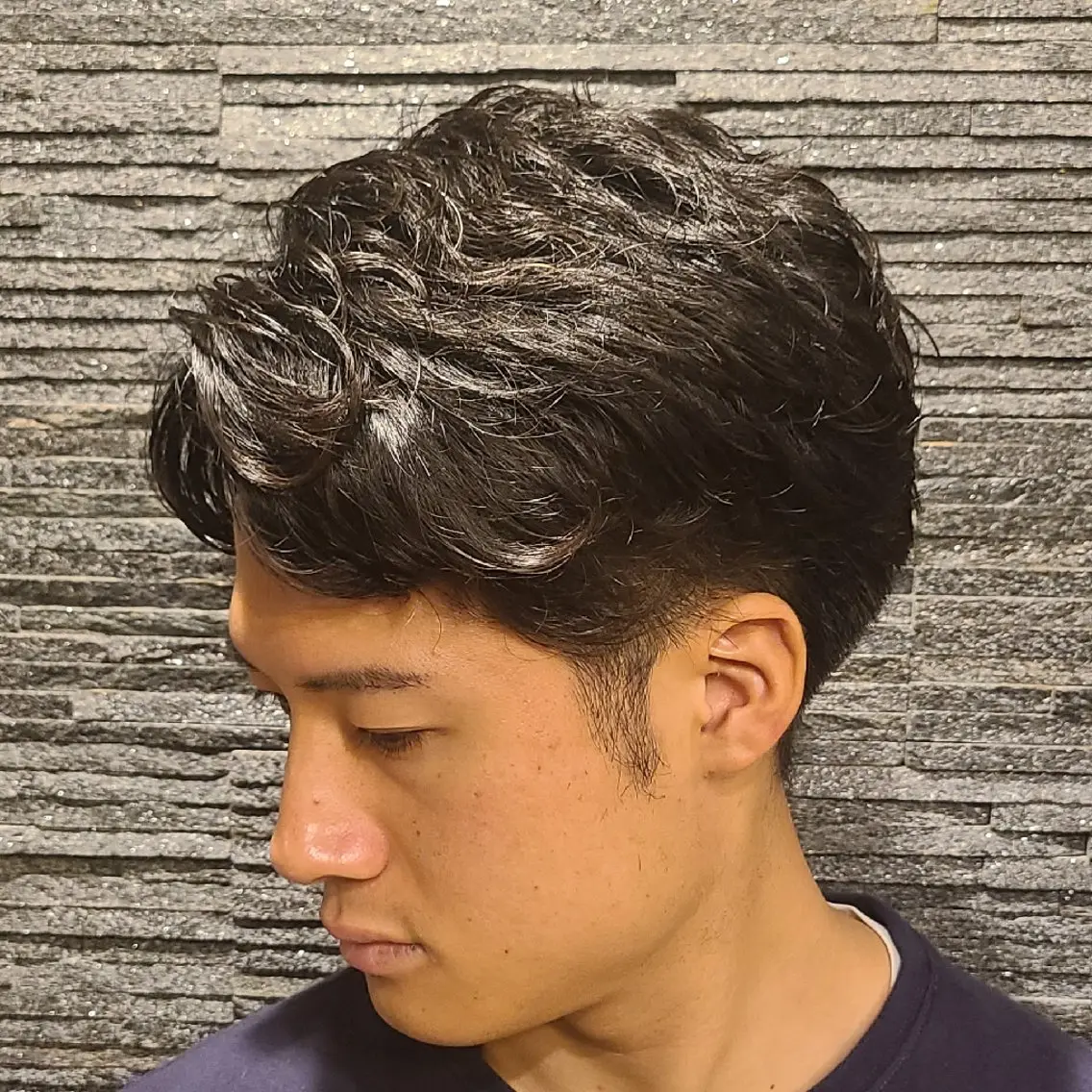 ミディアム ミディアムパーマ 針生 永遠のヘアスタイル