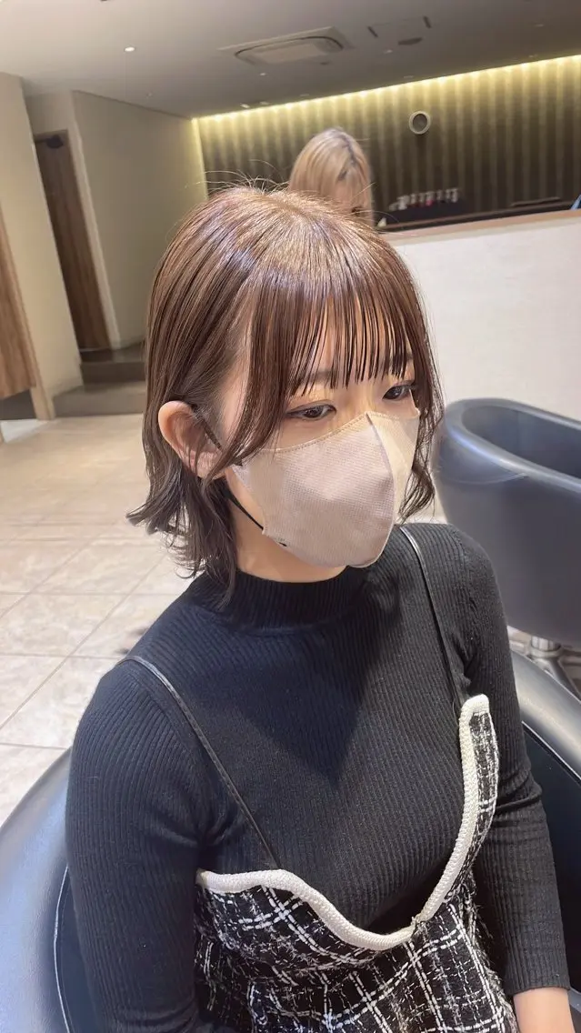 カラー ふわっと抜け感🫧 ブラウンベージュ🤎のヘアスタイル