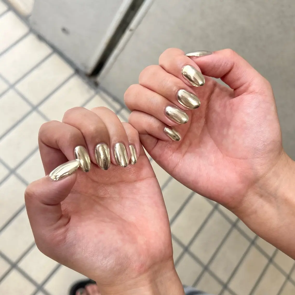 【minimo限定価格💍】ミラー/オーロラパウダー※全面orフレンチ可◎〔オフあり〕パラジェル使用の写真