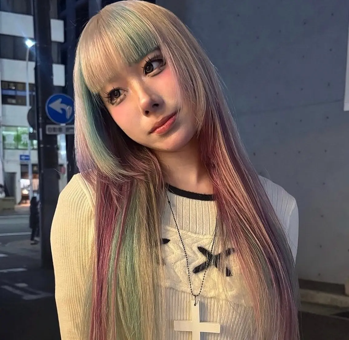 👩🦳カット+トリプルカラー👩🦳の写真