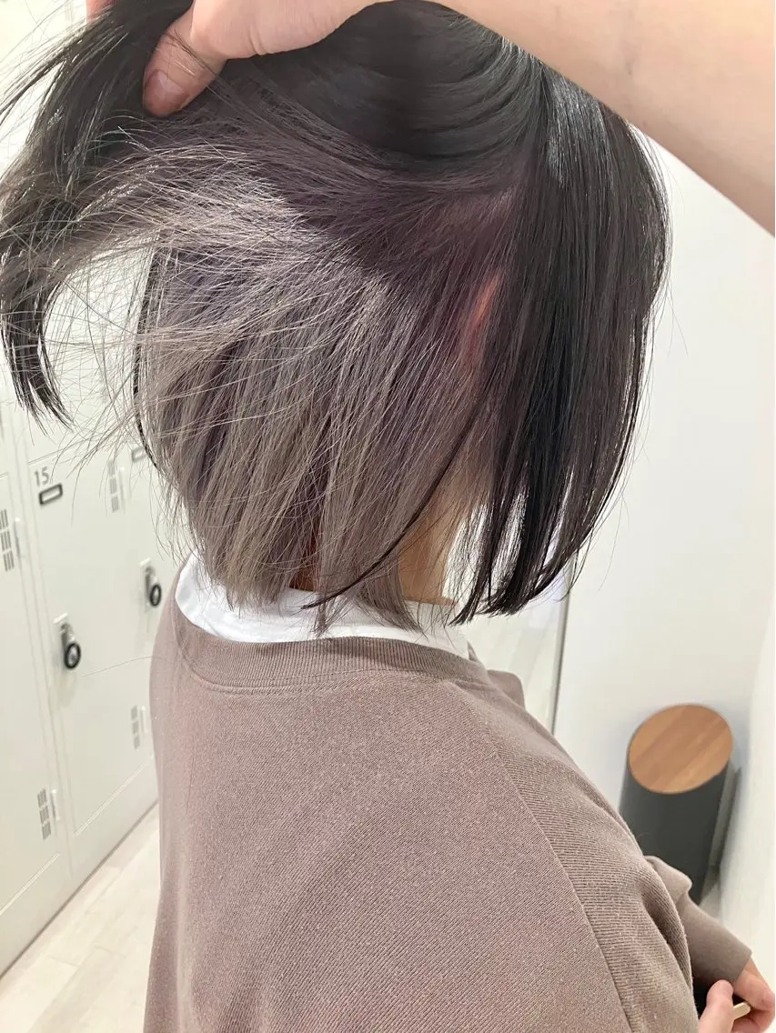 カラー インナーカラー 岡本 桜子 🌸のヘアスタイル