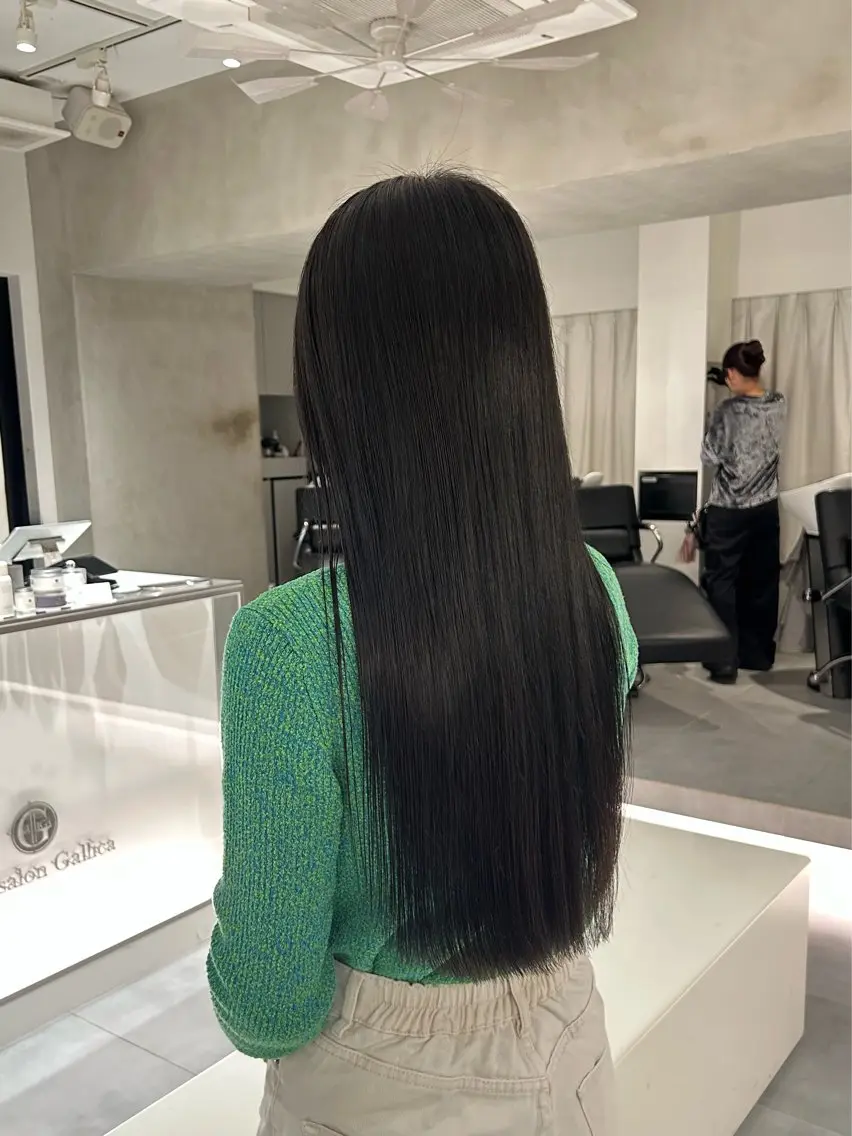 ロング カラー カット ヘアカラー トリートメント 🧚つやさらhair 🧚manakaのヘアスタイル