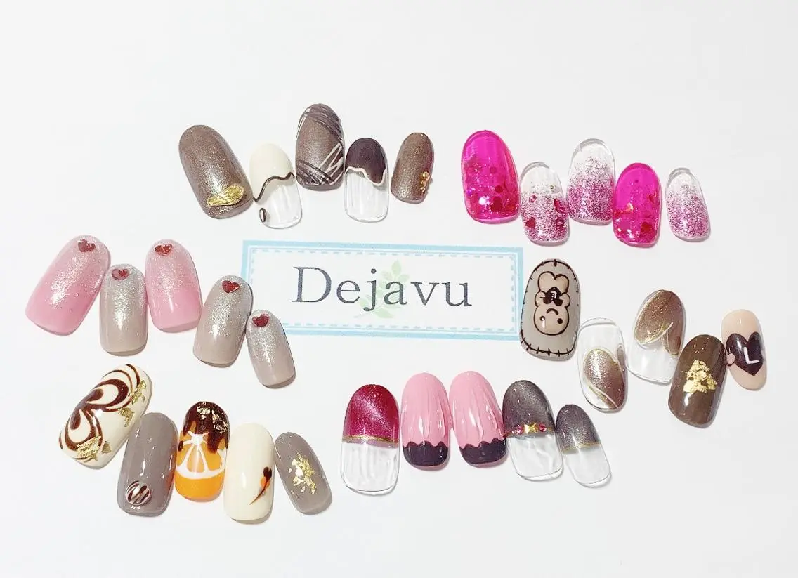 ネイル バレンタイン Nail salon Dejavu 🌿のネイルデザイン