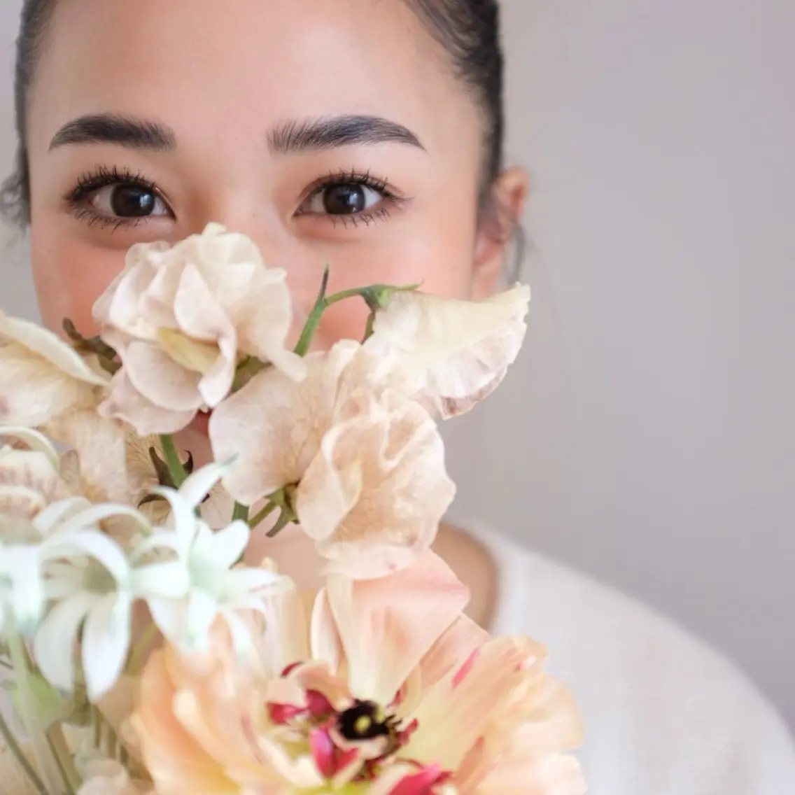 🌸【ハリウッドブロウリフト　or 眉癖改善パーマ】🌸(美眉WAX✖️メイクこみ)の写真