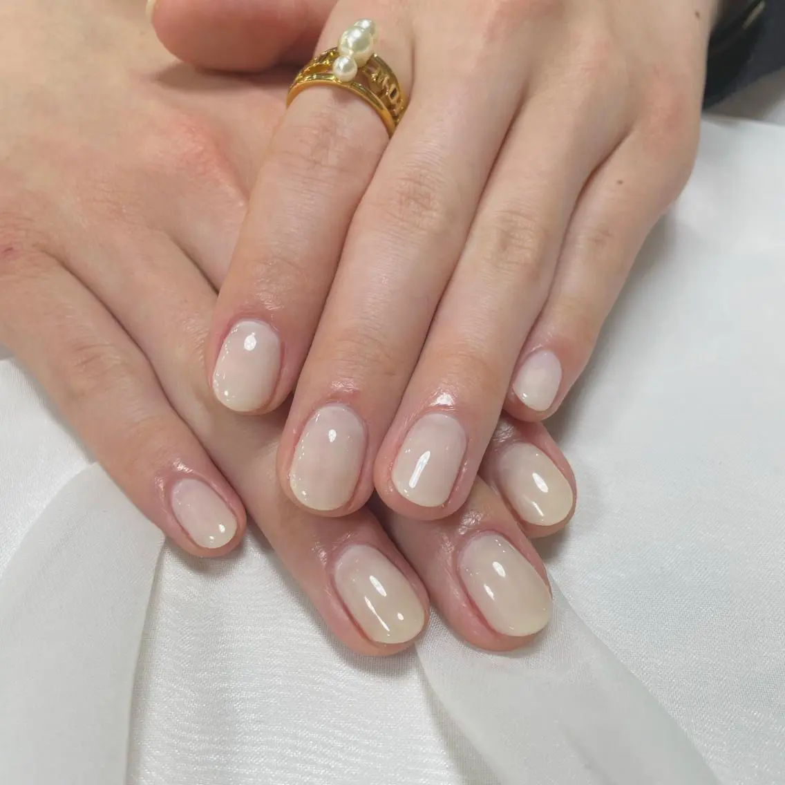 ワンカラー🌷グラデ🌷フレンチ(➕ネイルオフ)¥8,250 〜¥9,350 パラジェルの写真