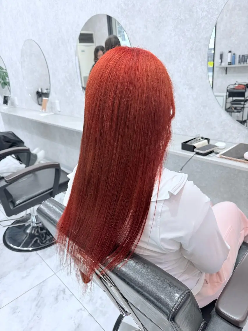 ロング カラー 🌺ハイトーン🌺 矢葺 なぎさ🌺🌺のヘアスタイル