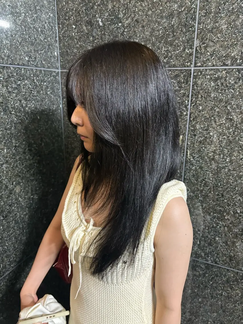 ロング カラー ヘアカラー 野口 楓華のヘアスタイル