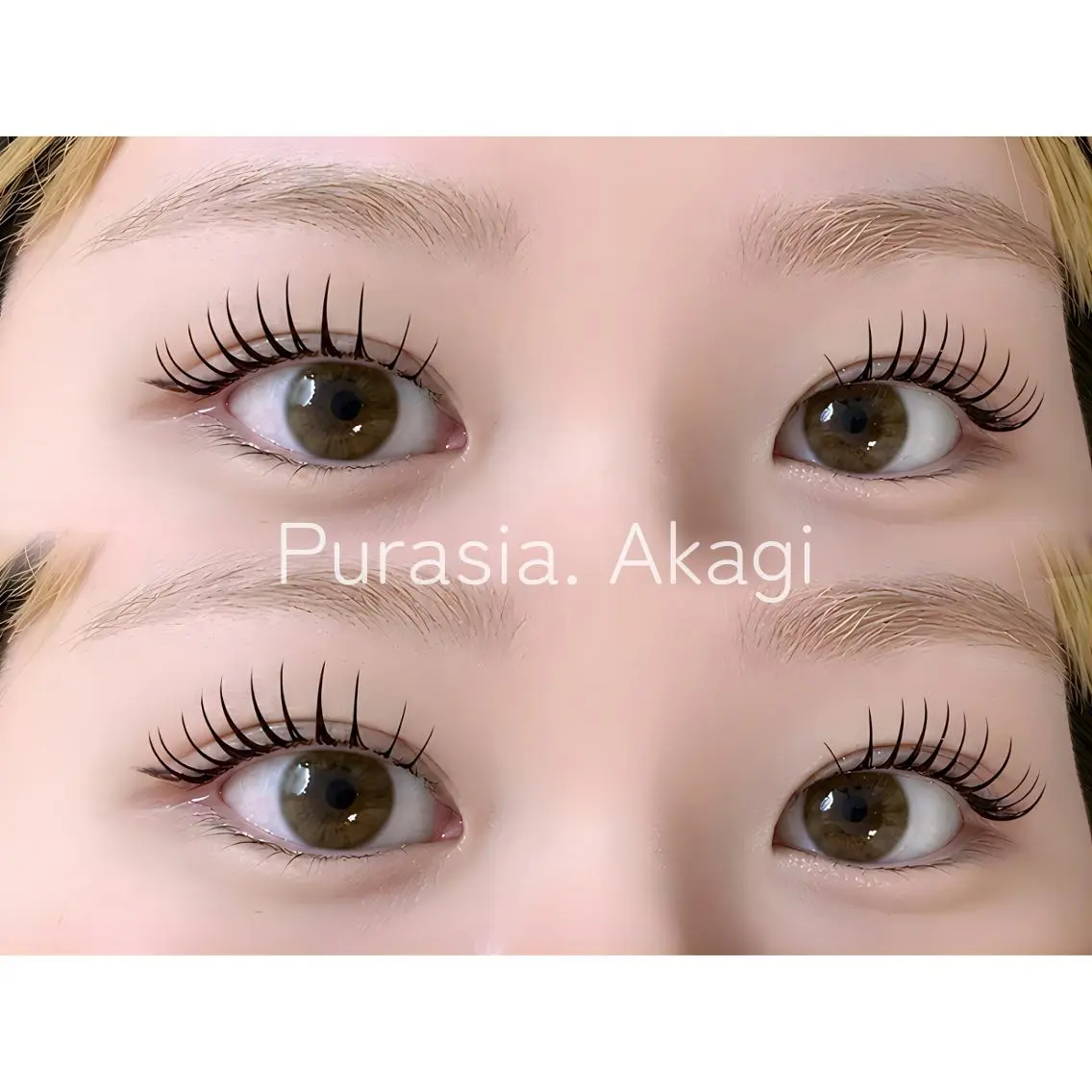 マツエク・マツパ マツパ Purasia. Akagi🐈のマツエク・マツパデザイン