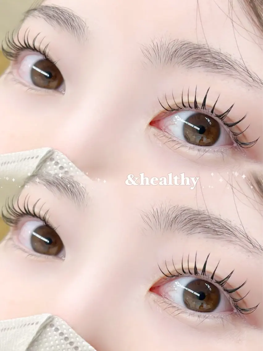 🎀&healthy🎀最先端技術✨エクステダブルラッシュ80束×まつ毛パーマ上🫶[後楽園・春日・水道橋]の写真