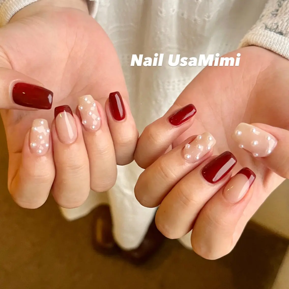 ネイル ボルドー ハンドネイル Nail bouquetのネイルデザイン