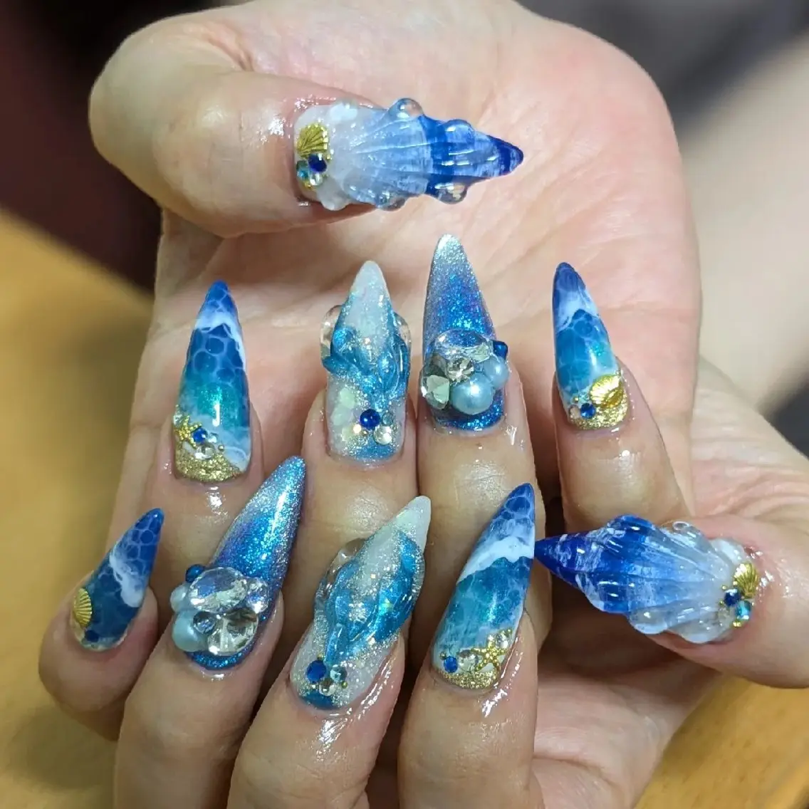 ネイル 長さ出し ジェルネイル スカルプネイル Lily nail 船橋 yuki🍒のネイルデザイン