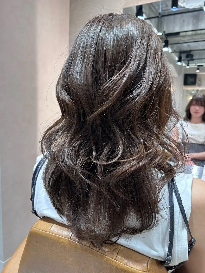ロング レイヤー/美髪矯正 /赤味消し 古舘悠登のヘアスタイル