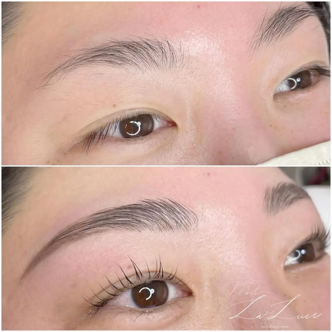 アイブロウ 眉毛ワックス脱毛 NailLaLuce ネイルラルーチェのネイルデザイン