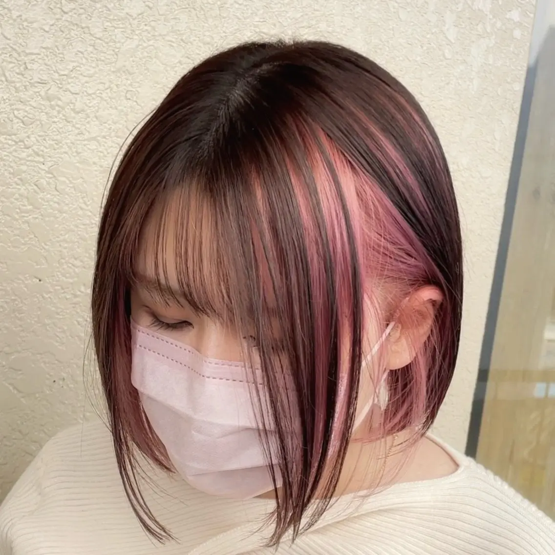 【🌈全員OK✨安心プラン🌈】インナーカラー＋補修トリートメント（ロング料金なし）の写真