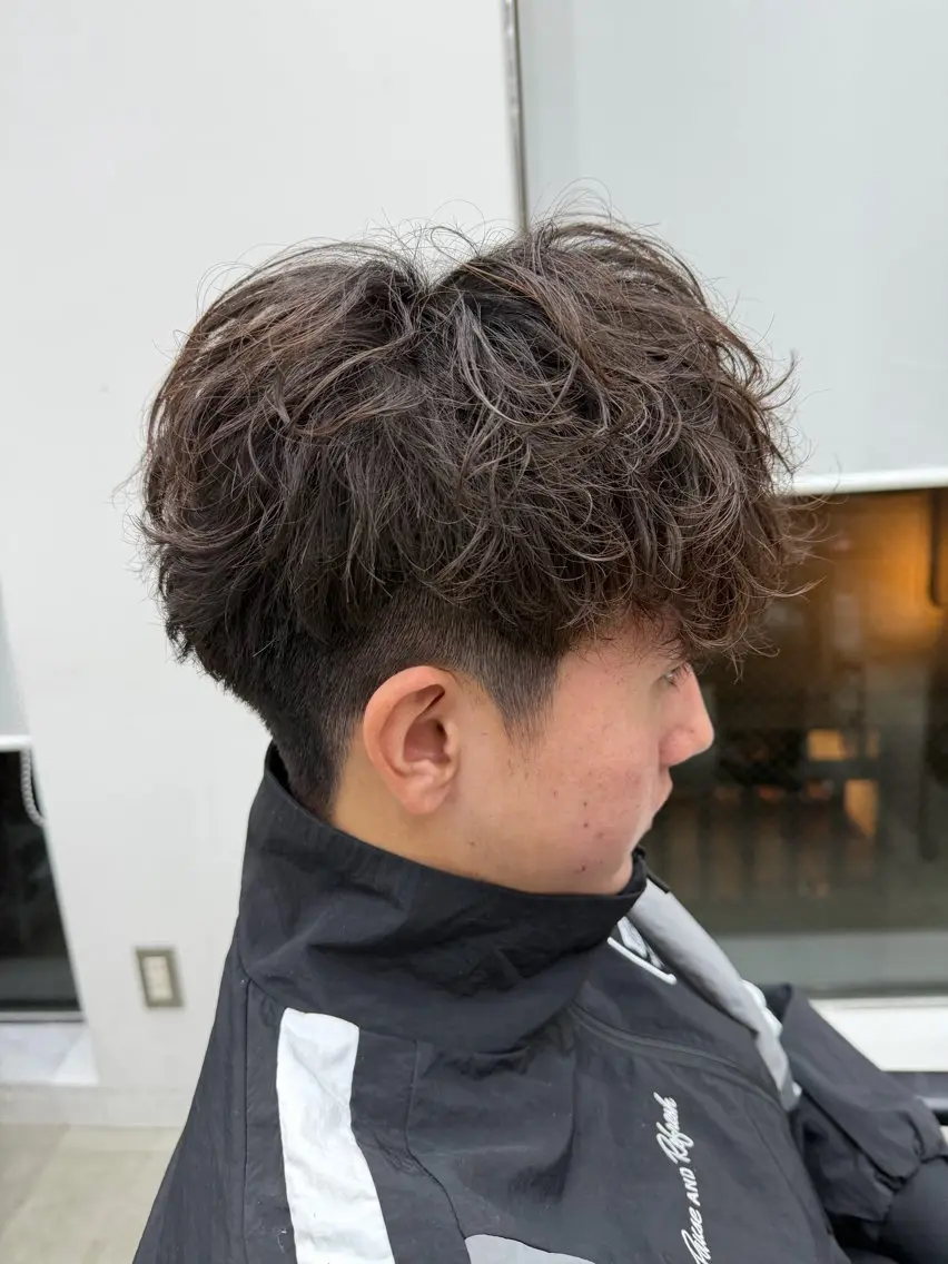 パーマ メンズ fifth天神 パーマ特化/石橋航海のヘアスタイル