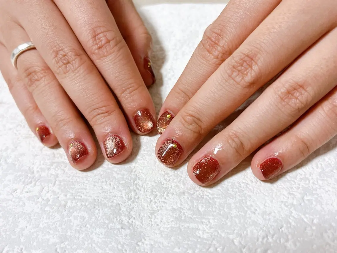 ネイル オーロラネイル フットネイル フレンチネイル ジェルネイル 韓国ネイル ハンドネイル mogunail &blowのネイルデザイン