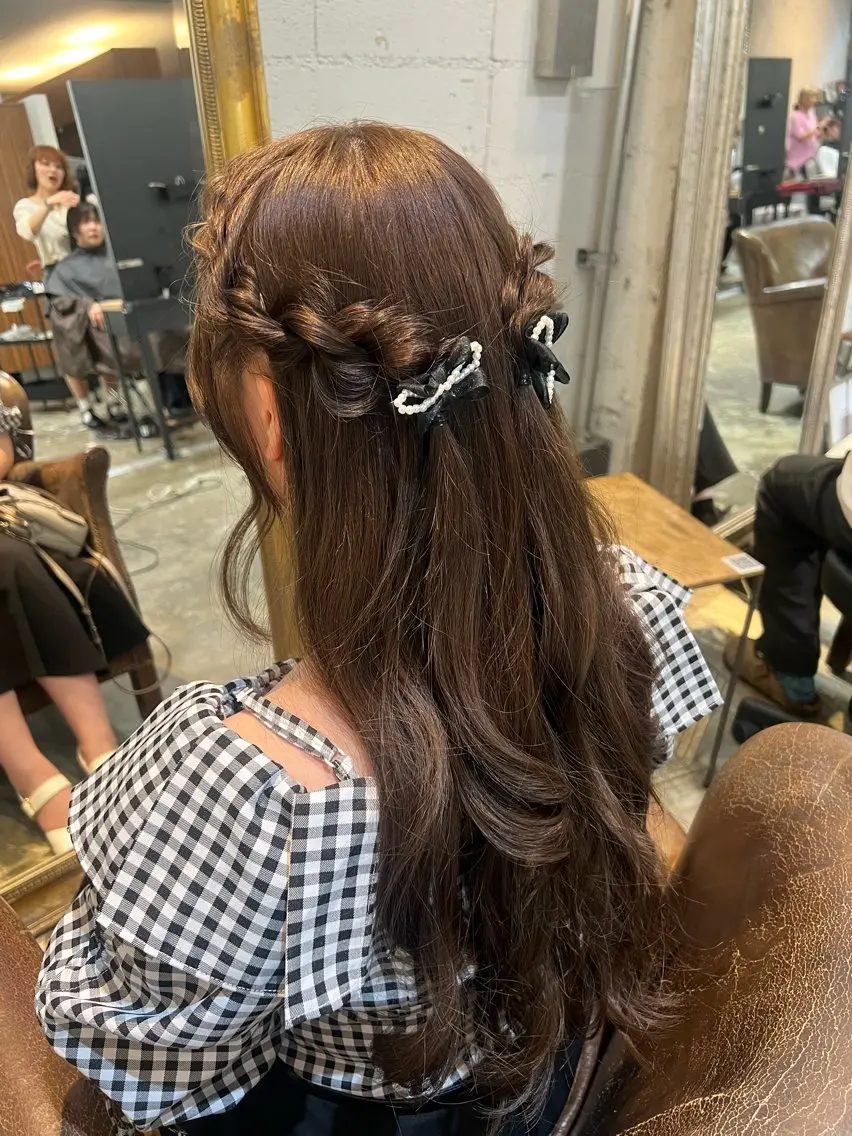 ロング ヘアアレンジ 森田 琴心のヘアスタイル