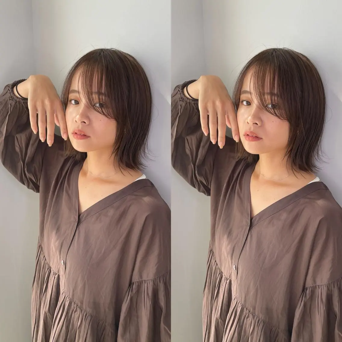 ミディアム 飯田 智也のヘアスタイル
