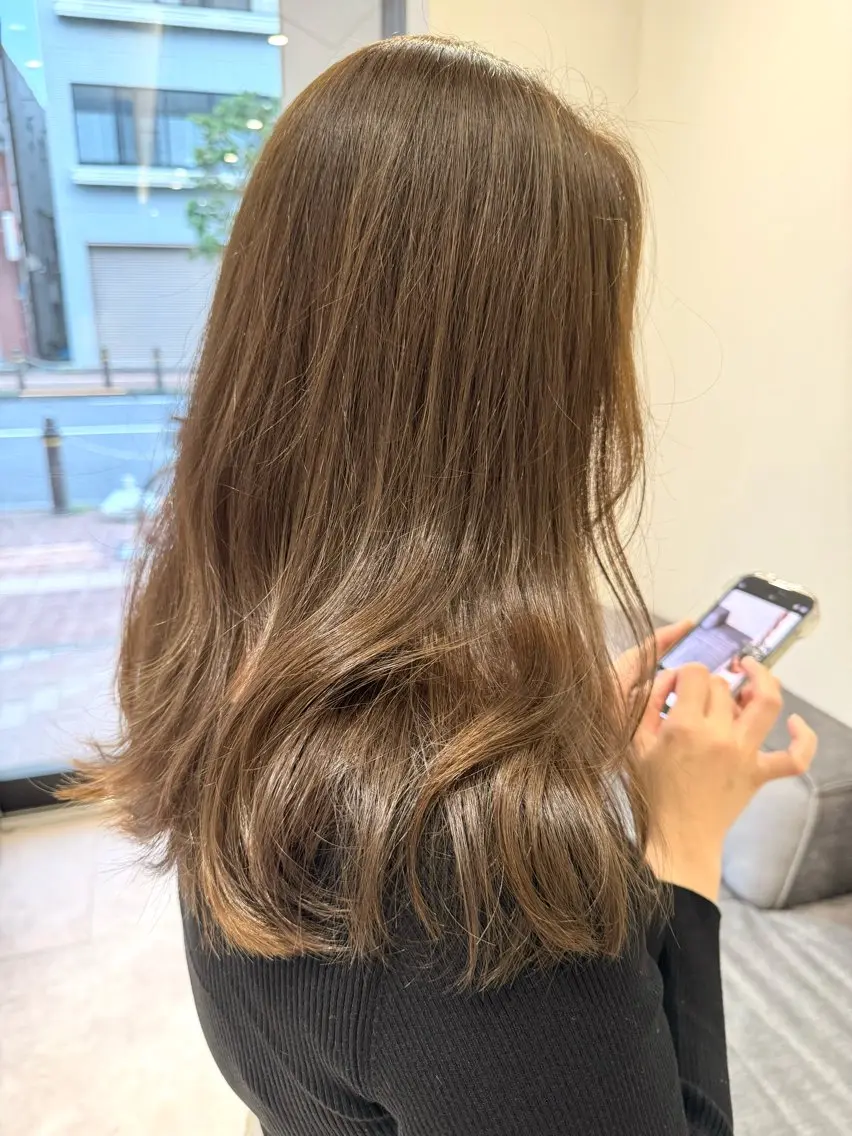 ロング ナカイフウタ /パーマのヘアスタイル