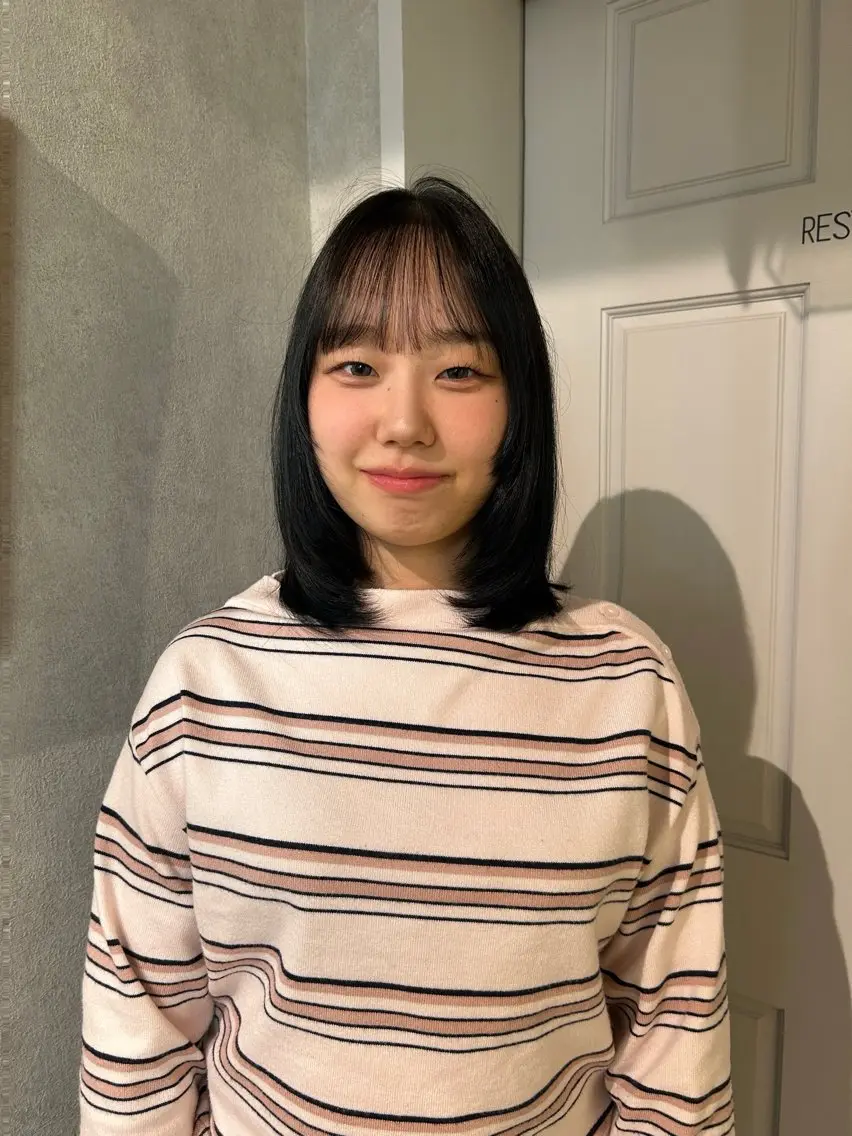 カラー ヘアカラー sae 👒 cresのヘアスタイル
