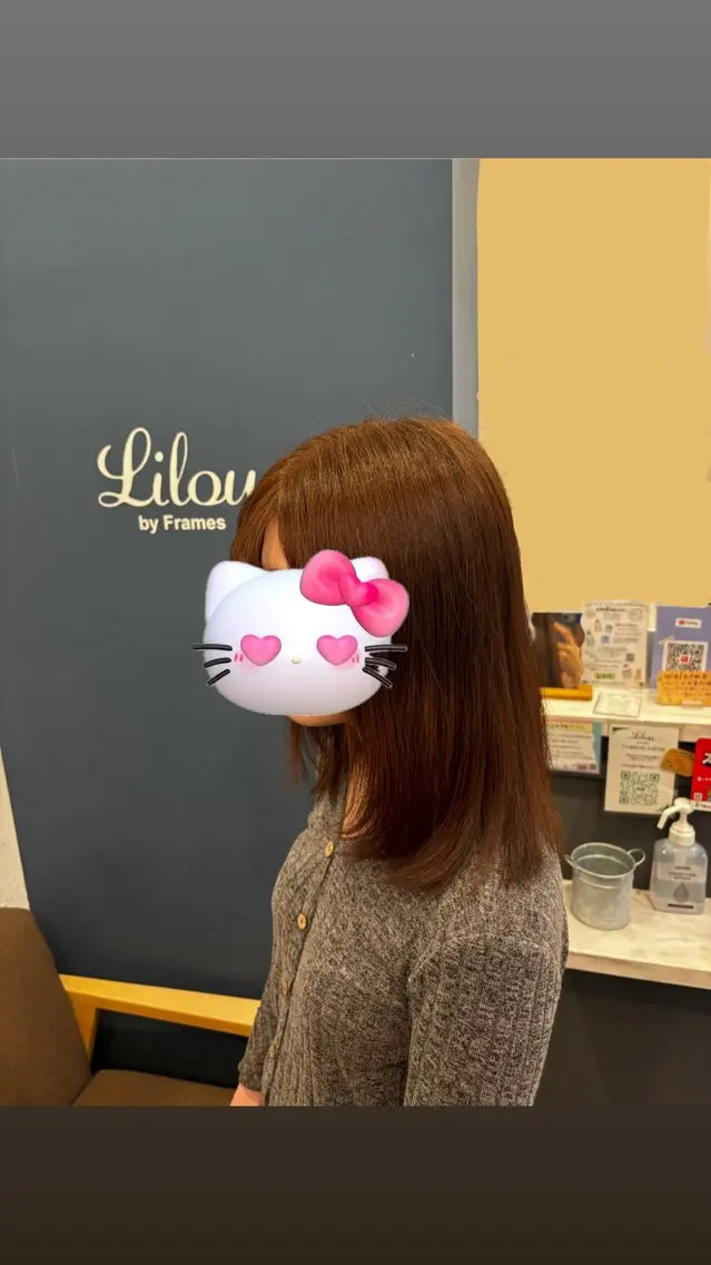 カラー ヘアカラー トリートメント Hozumi Akari🎀のヘアスタイル