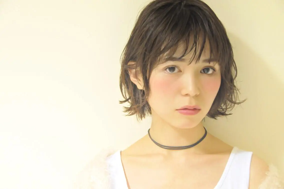 ショート カラー 似合わせカット カット ヘアカラー トリートメント Neolive caffのヘアスタイル