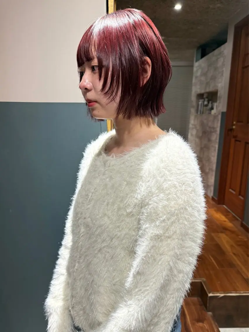 ショート カラー カット ヘアカラー トリートメント mai / linoah˚✧のヘアスタイル