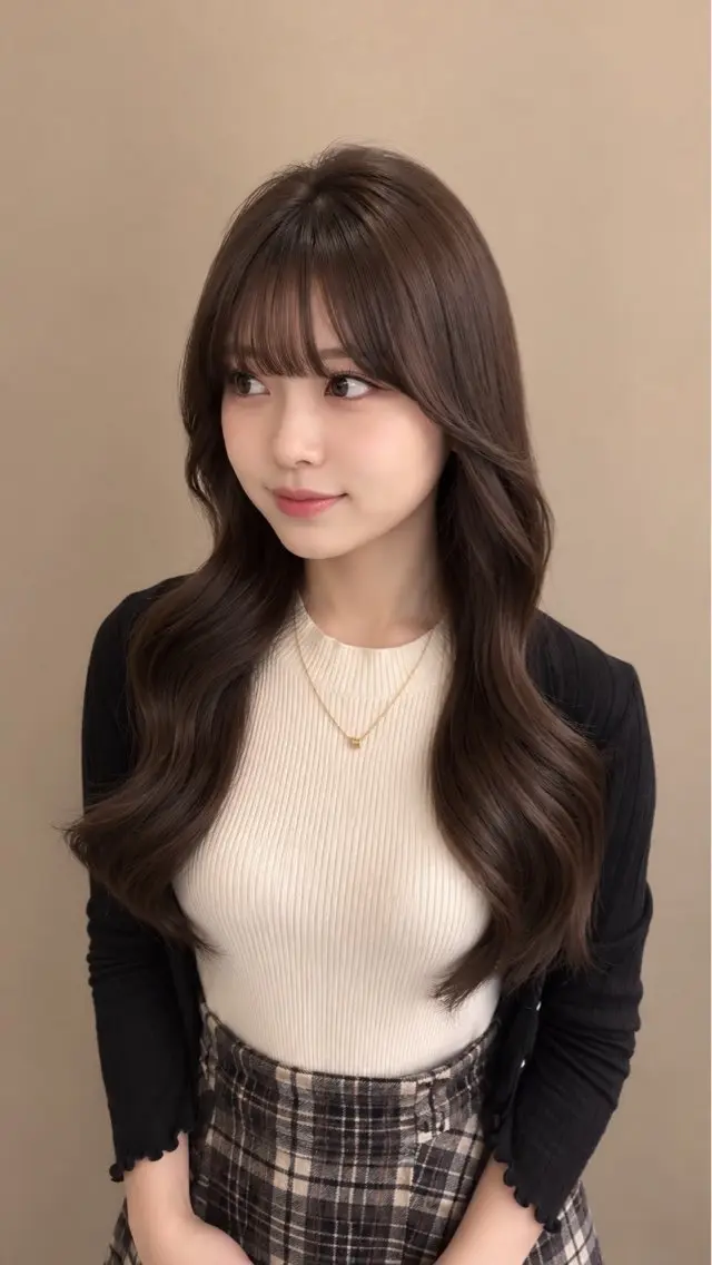 ロング ヘアカラー トリートメント 美髪/ツヤ髪 🍼Sana🍼のヘアスタイル