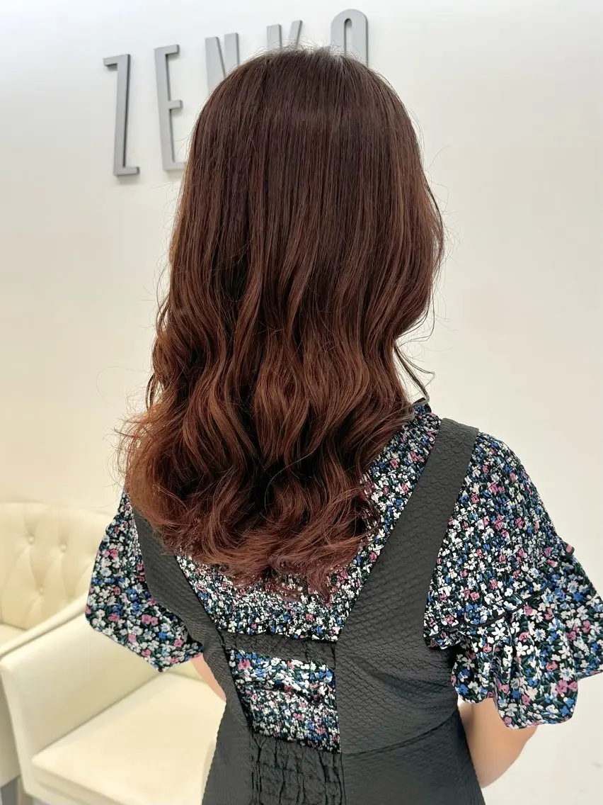 ロング パーマ カット パーマ トリートメント デジタルパーマ 🌀ボブ　萩原　龍のヘアスタイル