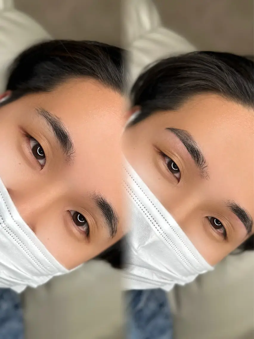 メンズ アイブロウ ワックス脱毛 メンズ眉毛サロン Myuriの眉毛・アイブロウイメージ