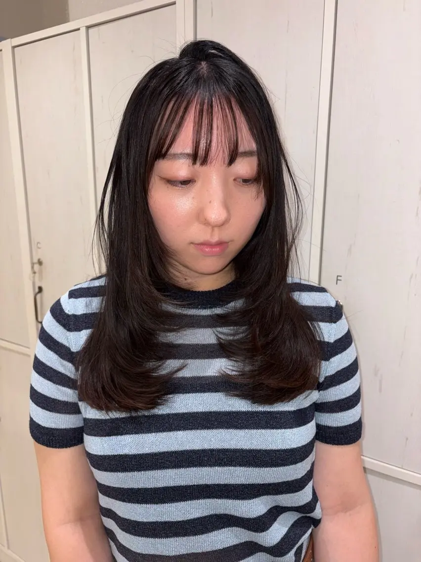 ロング カット hana/海外風ヘア /レイヤーカット🪐のヘアスタイル