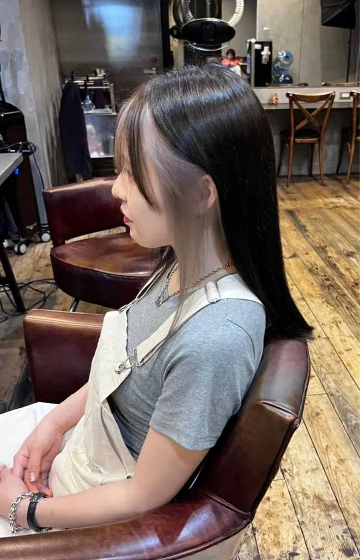 セミロング カラー 🎀ボブ特化🎀透明 カラー/艶髪あやなのヘアスタイル