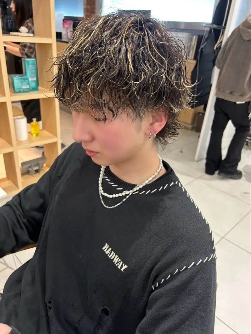 メンズ ❤︎韓国レイヤー❤︎ アカリのヘアスタイル