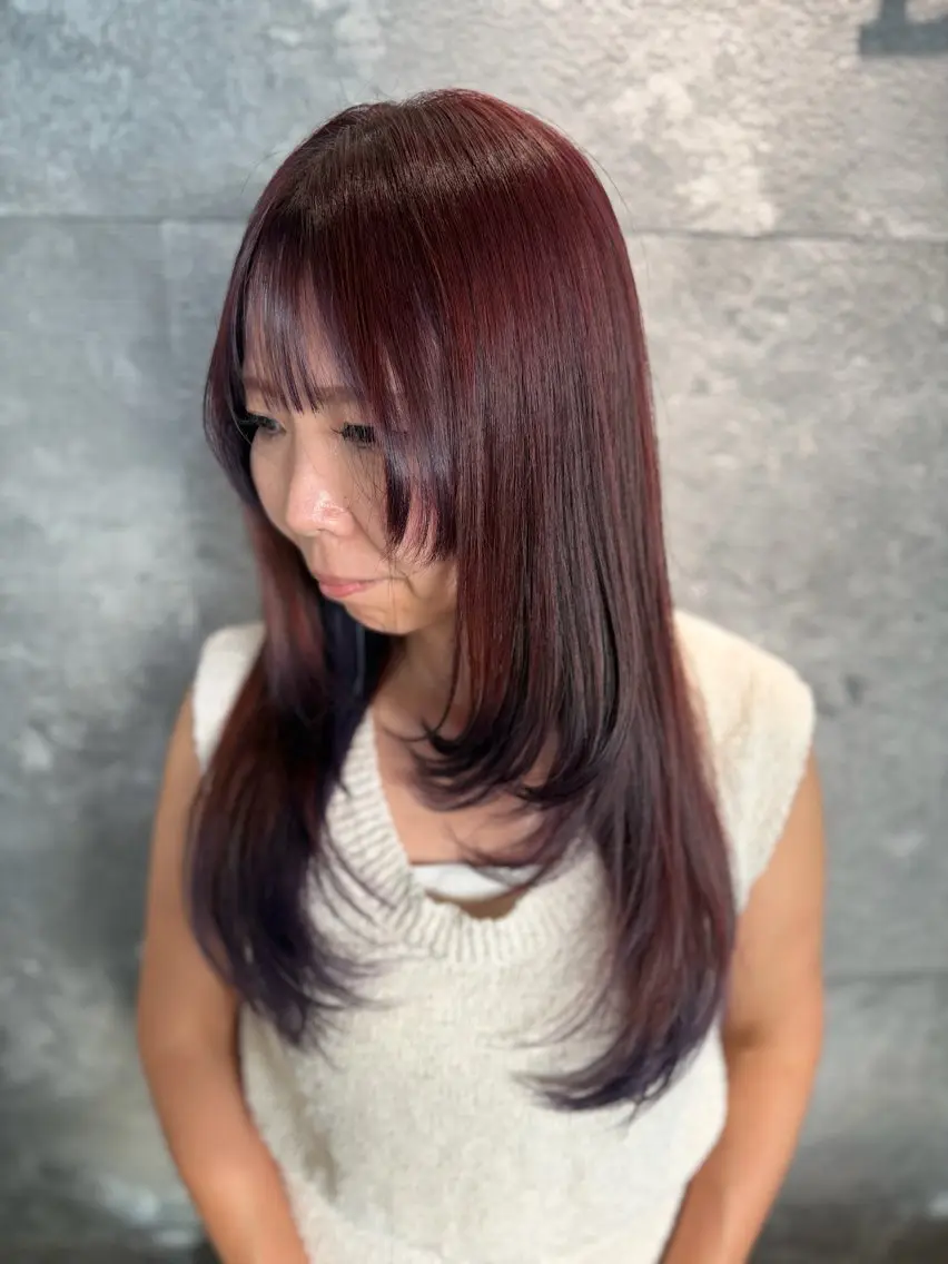 ロング ヘアカラー SUMIRE🎀💖 カラーモデル募集中のヘアスタイル